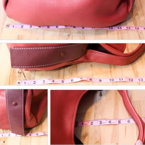 Authentic Coach 86760 Bandit Hobo Washed Red - Picture 12 of 15